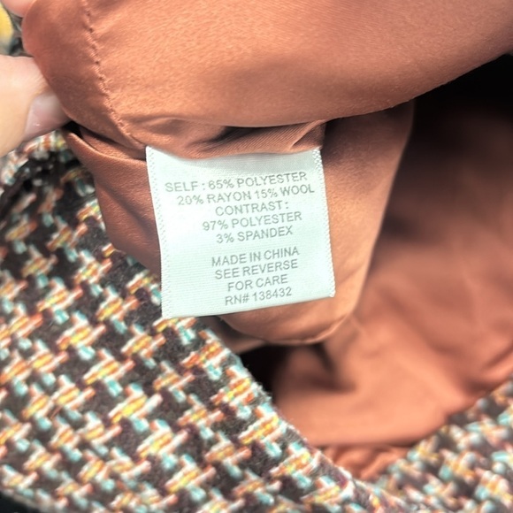 Modcloth informed ensemble houndstooth wide leg pants size 6 - Picture 8 of 8